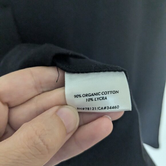 Eileen Fisher Jersey A-Line Shift Dress Black Size XS - Picture 6 of 7